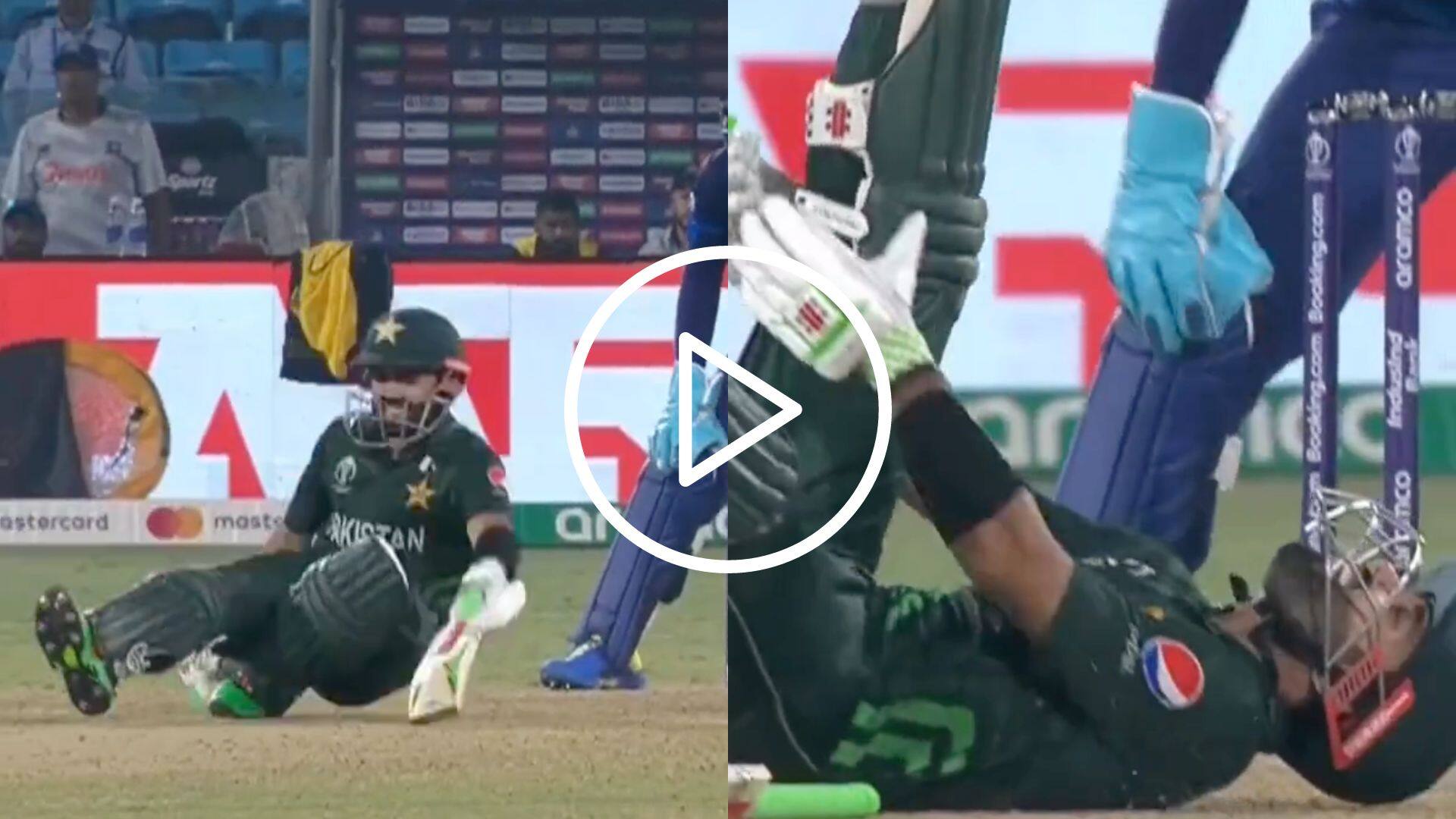 [Watch] Mohammad Rizwan’s ‘Epic’ Fall After Monstrous Six Against Sri Lanka